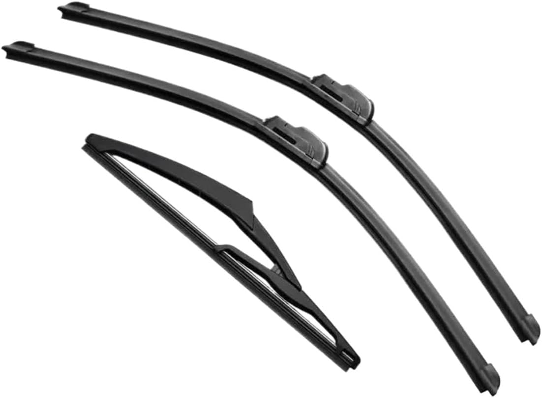 Acwyahso Wiper Blades Front Rear Set for Mini One Cooper SD Hatch Pour F55 F56 2013-2019 19"+18"+10" - All-Weather Performance