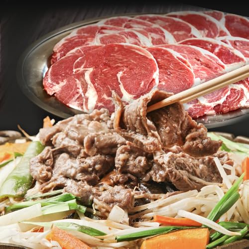 ラム肉ロールスライスジンギスカン 1.5kg(500g×3袋)_05074 ●
