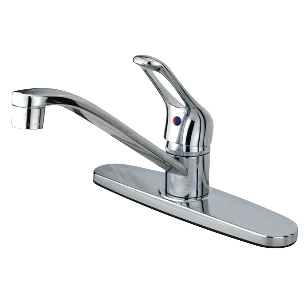 Kingston Brass KB561 Wyndham Mutfak Bataryası Püskürtücüsüz, 20 cm, Parlak Krom
