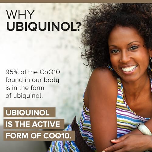 Image of Qunol Plus Ubiquinol CoQ10 100mg with Omega 3 Fish Oil 250mg, Extra Strength Antioxidant Supplement, 90 Count