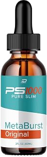 Metaburst PS1000 Pure Drops Liquid Supplement - PS1000 Metaburst Liquid Drops, PS1000 Original Metabolic Support Supplement, PS1000 Pure Metaburst Reviews (1 Pack - 1 Month Supply)