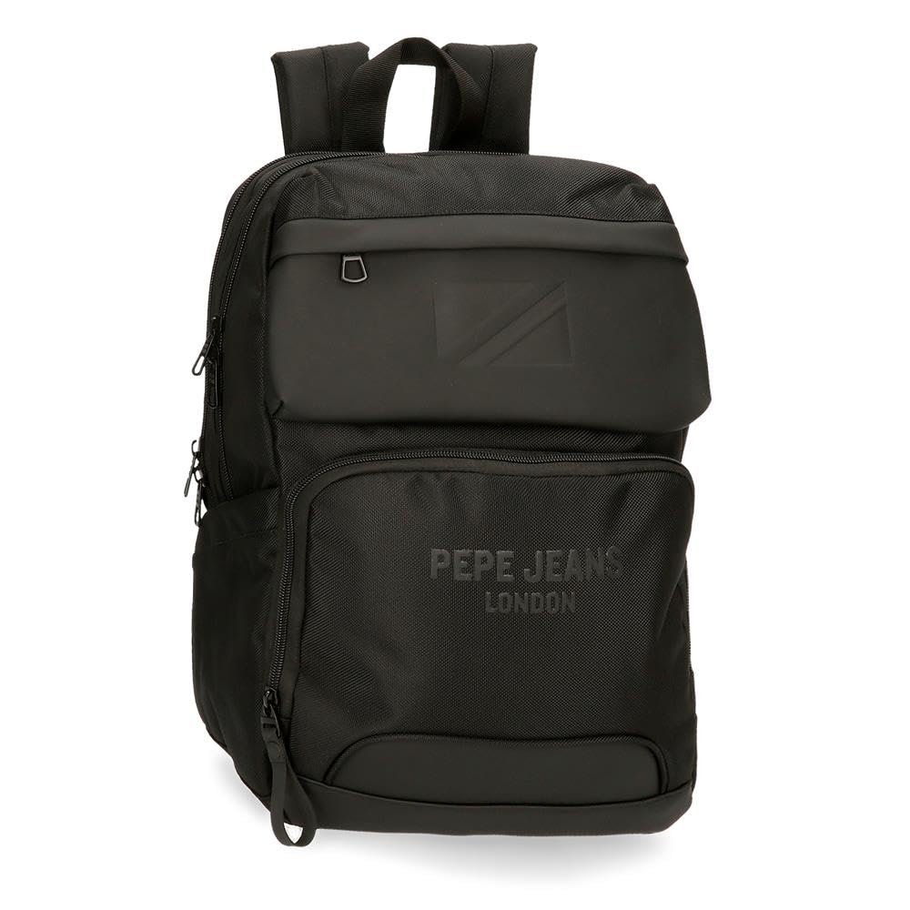 Pepe Jeans Men's Bromley Luggage Messenger Bag, black, standard size, laptop backpack