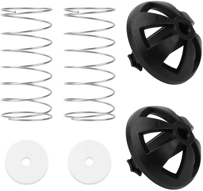 2-Pack Coffee Brew Basket Spring Loaded Stopper Replacement Kits | for Mr. Coffee Black and Decker Hamilton coffee maker parts, 990117900 990237500 Coffee Machine Accessory