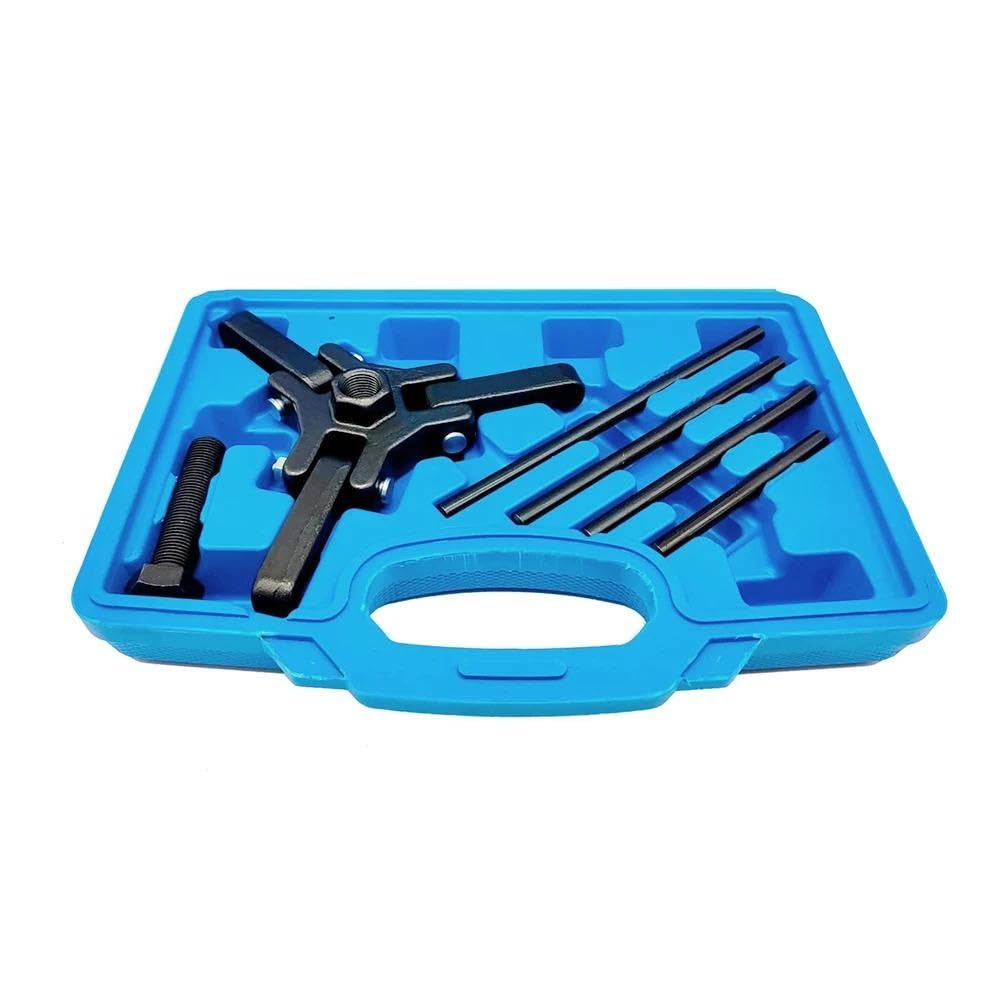 Extractor de Cojinetes Juego extractores equilibrador armónico 6 Piezas, polea Ajustable 3 mandíbulas Que Elimina los equilibradores amortiguadores Kit de Extractor de Engranajes