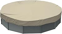 Vista 20 de TANG Cubiertas redondas de 16 pies para piscina de 12 pies para tanque redondo sobre el suelo, cubiertas de piscina de hojas de invierno