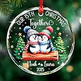 🎄 Facile à suspendre: Grâce à son cordon doré, ce pendentif rond s'accroche facilement à votre sapin ou à un support.