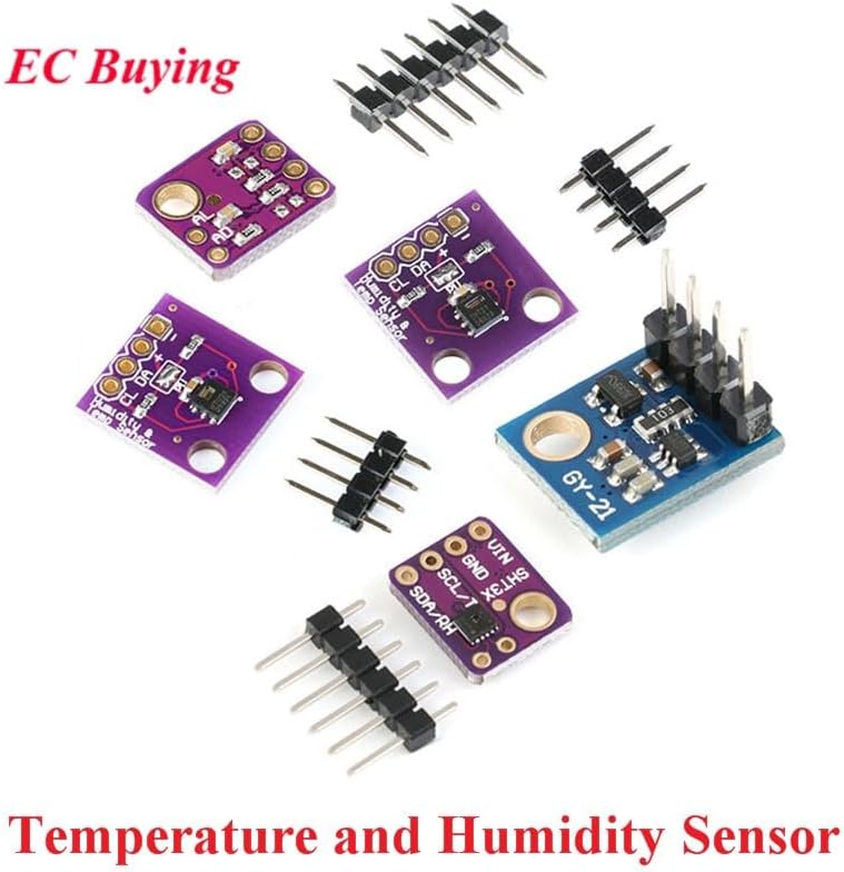 SHT21 SHT30 SHT31 Si7021 SHT35 SHT40 SHT41 Temperature and Humidity Sensor Module IIC I2C HDC1080 GY-213V-HTU21D GY-SHT30-D GY-S - (Voltage: GY-SHT30-D) image 2