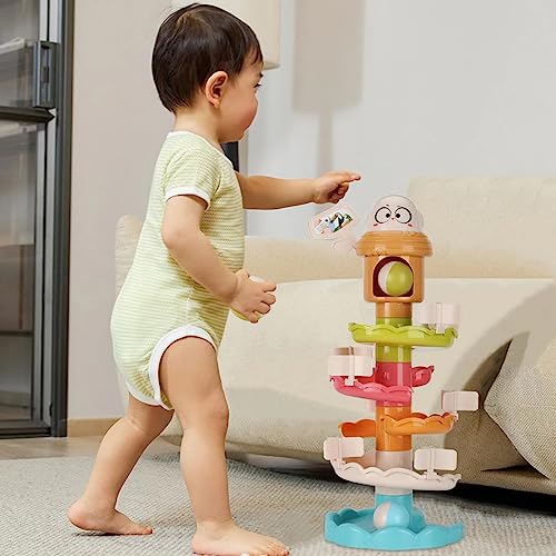 Track Ball, Ball Drop And Roll Tower, Educational Development Toys For 2, 3, 4 Years Old Boys, Girls, Toddler Activities #TOP3