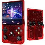 [BATERÍA DE CAPACIDAD DE 4000MAH]: esta consola de juegos portátil R40 Max incorporada 4000mAh batería de litio de alta capacidad para un tiempo de espera ultra largo y duración de la batería. Soporte de hasta 6-8 horas de juego. Soporte de carga rápida con cable USB tipo C. Consola de juegos R40 Max trae mucha alegría y felicidad a usted durante un viaje o un largo viaje