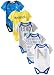 Nautica Baby-Boys Newborn 5 Pack 1983 Bodysuit, Assorted, 3-6 Months