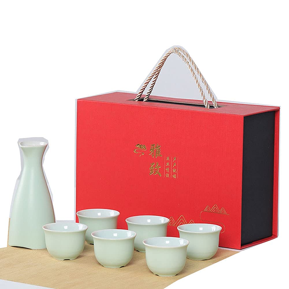 Juego de sake japonés para disfrutar de una cena tradicional en casa