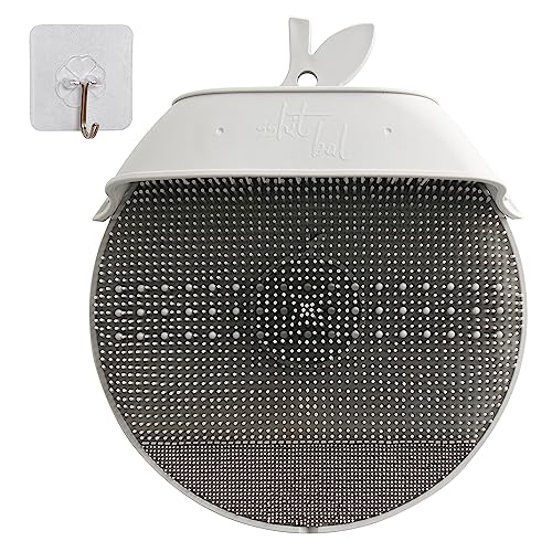 BOSS DADY Limpiador de pies más grande, limpiador de pies y masajeador con ventosas antideslizantes para uso en la ducha