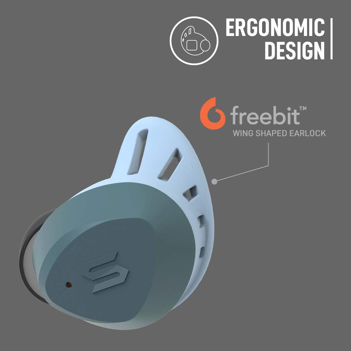 Ergonomic Design with Freebit Wing-Shaped Earlock