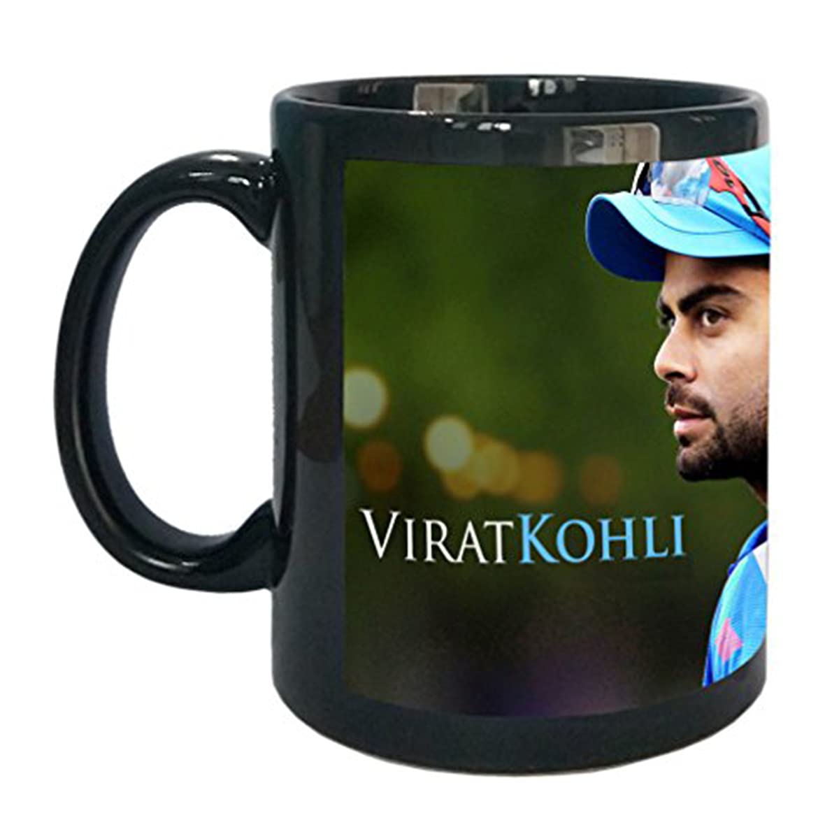 SCPmarts Create You Desire Virat Kohli Beautiful Amazing Ceramic Mug (Black)