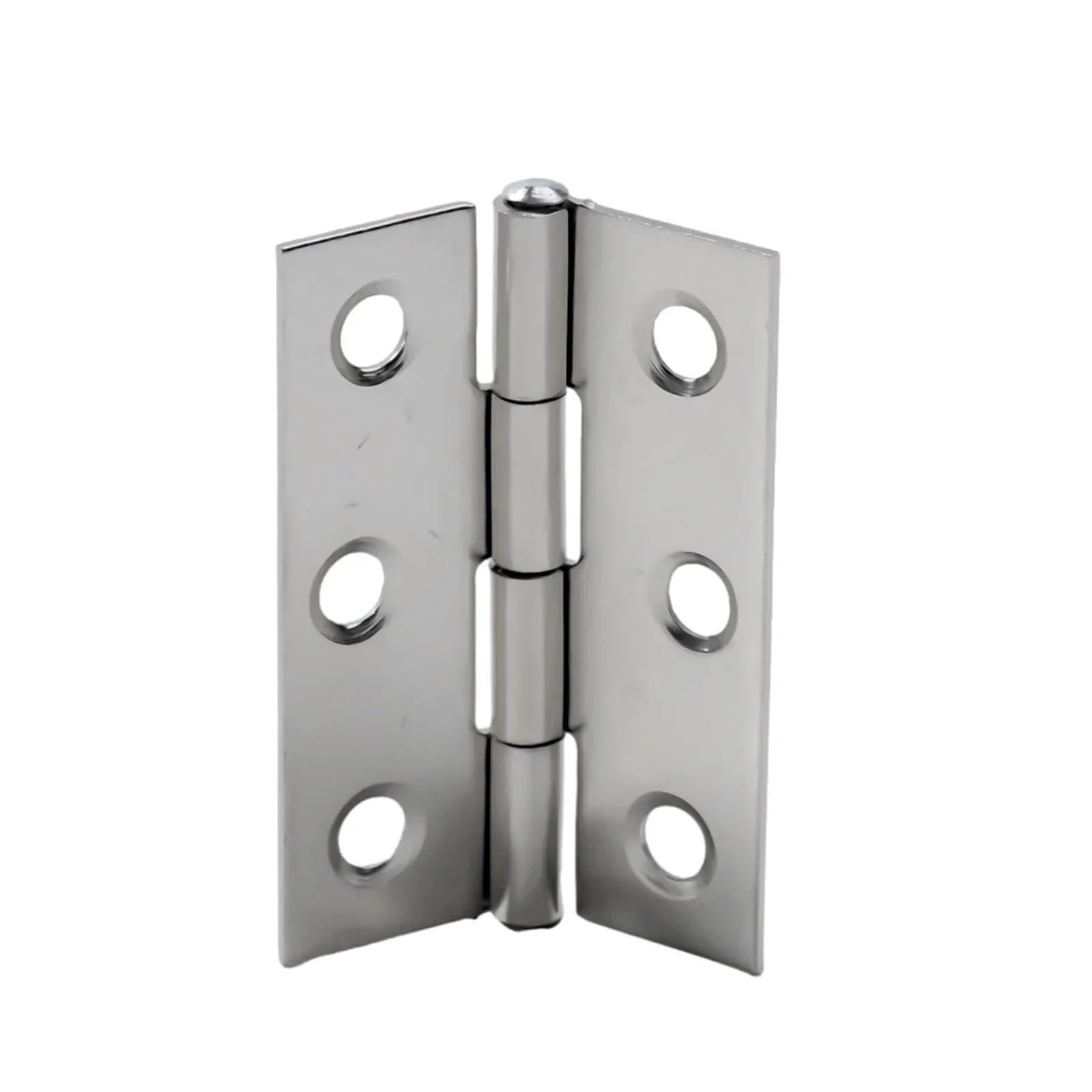Wsqhao One Color 4Pcs Door Hinges Stainless Steel Cabinet Doors Windows Wooden Box Flat Hinge Home Furniture Hardware Accessories For Door