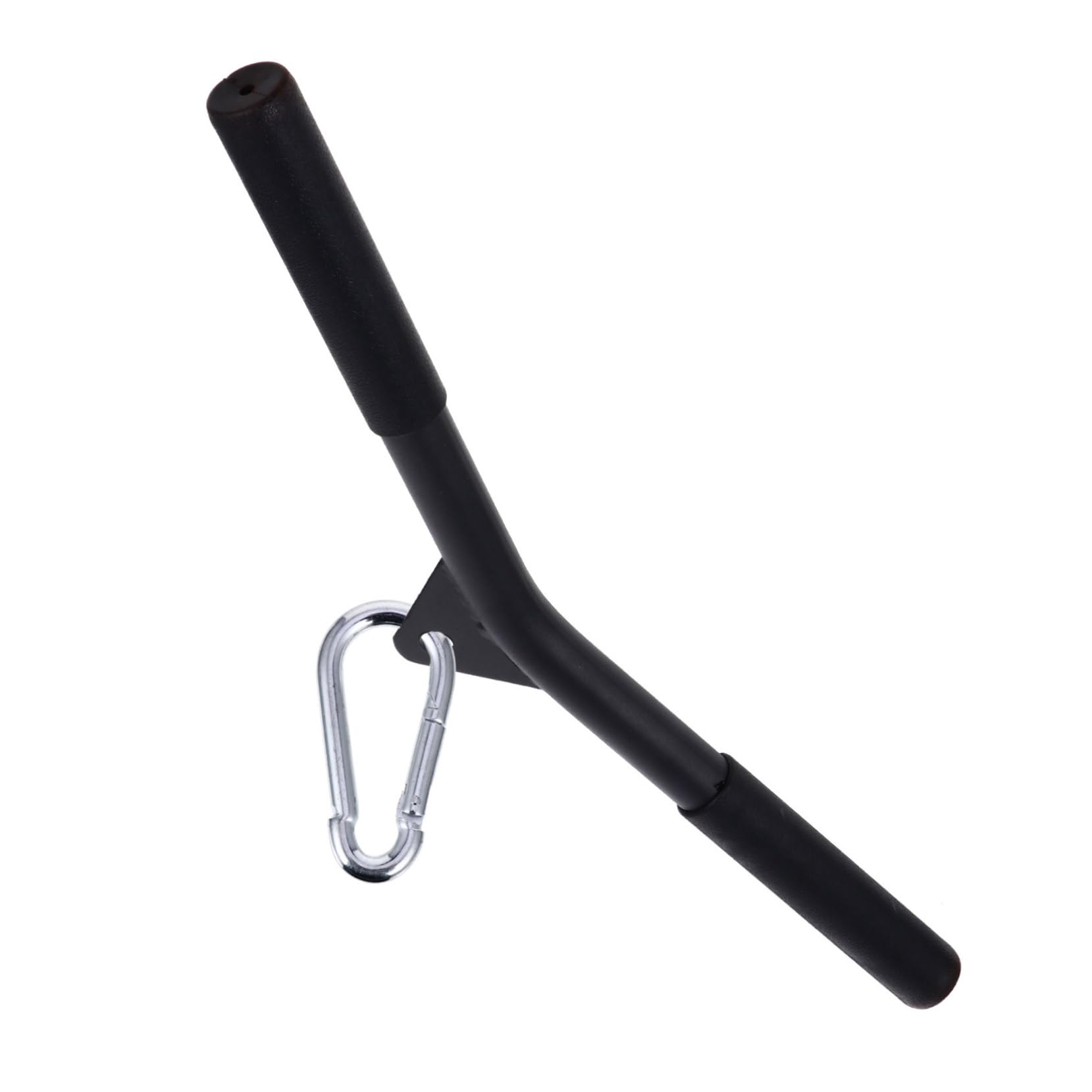 Barre de musculation noire pour tirage biceps triceps et dos - 8