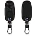 Produktbild kwmobile Autoschlüssel Hülle für Audi - Kunstleder Schutzhülle Schlüsselhülle Cover für Audi 3-Tasten Autoschlüssel Keyless - Schwarz