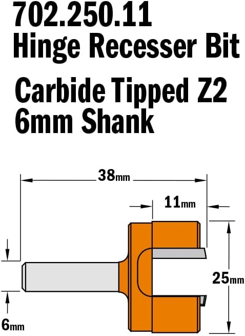 CMT Orange Tools 702.250.11 - Drill Bit for Pernios S 6 D 25x12.7x57.15
