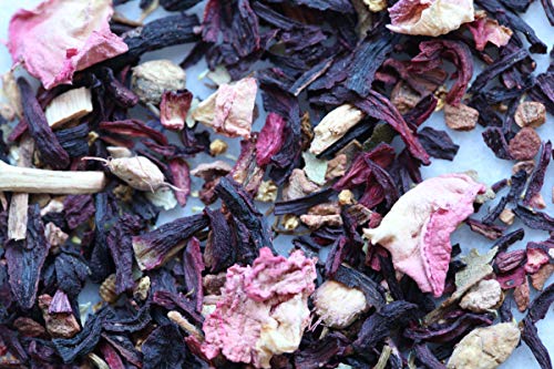 Smith Teamaker | Big Hibiscus No. 24 - Hibiscus, Ginger, Rose Petals & Elderflowers | Sugar-Free, Non-GMO, Plant Based Caffeine-Free Hibiscus Blend (15 Sachets, 1.27oz each) - Thumbnail 7