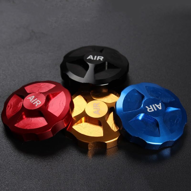 Cubierta de Válvula de Gas para Bicicleta de Aleación de Aluminio Fuerte para Mantenimiento y Protección de Horquillas Delanteras (Negro) miniatura 3
