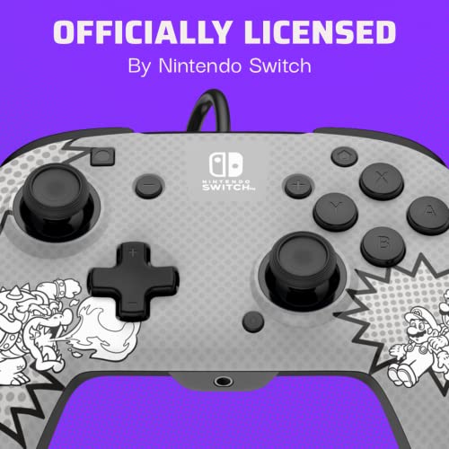 Manette Switch PDP REMATCH Comic Attack boutons programmables pour Switch OLED