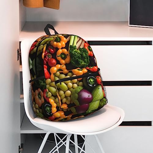 Sac à dos décontracté noir One Size idéal pour l'école et les voyages - 5