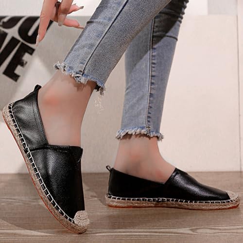 MILDSEVEN Men's Traditional Chinese Casual Canvas, Handmade Classical Soft Loafers, Breathable Pull On Casual Shoes3