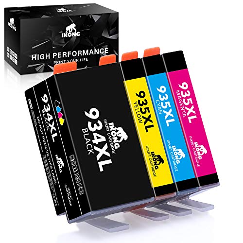 IKONG 934XL 935XL Compatible Replacement for HP 934 and 935 Ink Cartridges for HP Officejet Pro 6830 6230 6835 6812 6815 6820 6220 Printers