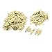 50 Pcs Metal Mini Flower Leaf Jewelry Case Box Lock Hasp Staple Set