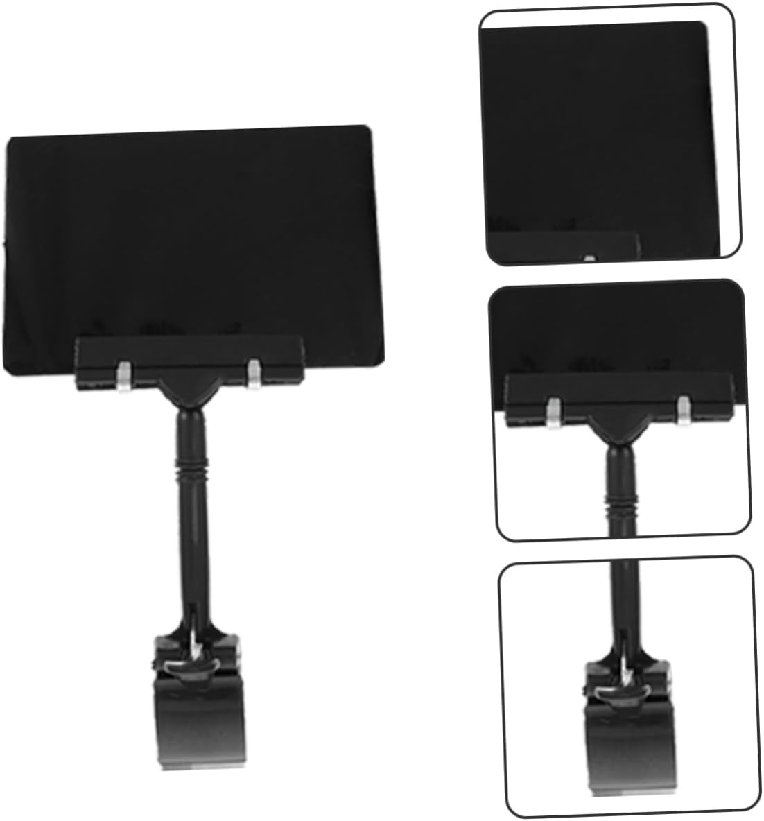 10pcs Waterproof PVC Price Tag Clips Erasable Sign Holders for Supermarkets Retail Displays Easy to Use Advertising Label Holders