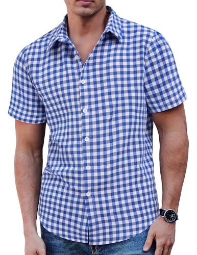 Chemise de loisirs à manches courtes COOFANDY pour vos weekends d'été