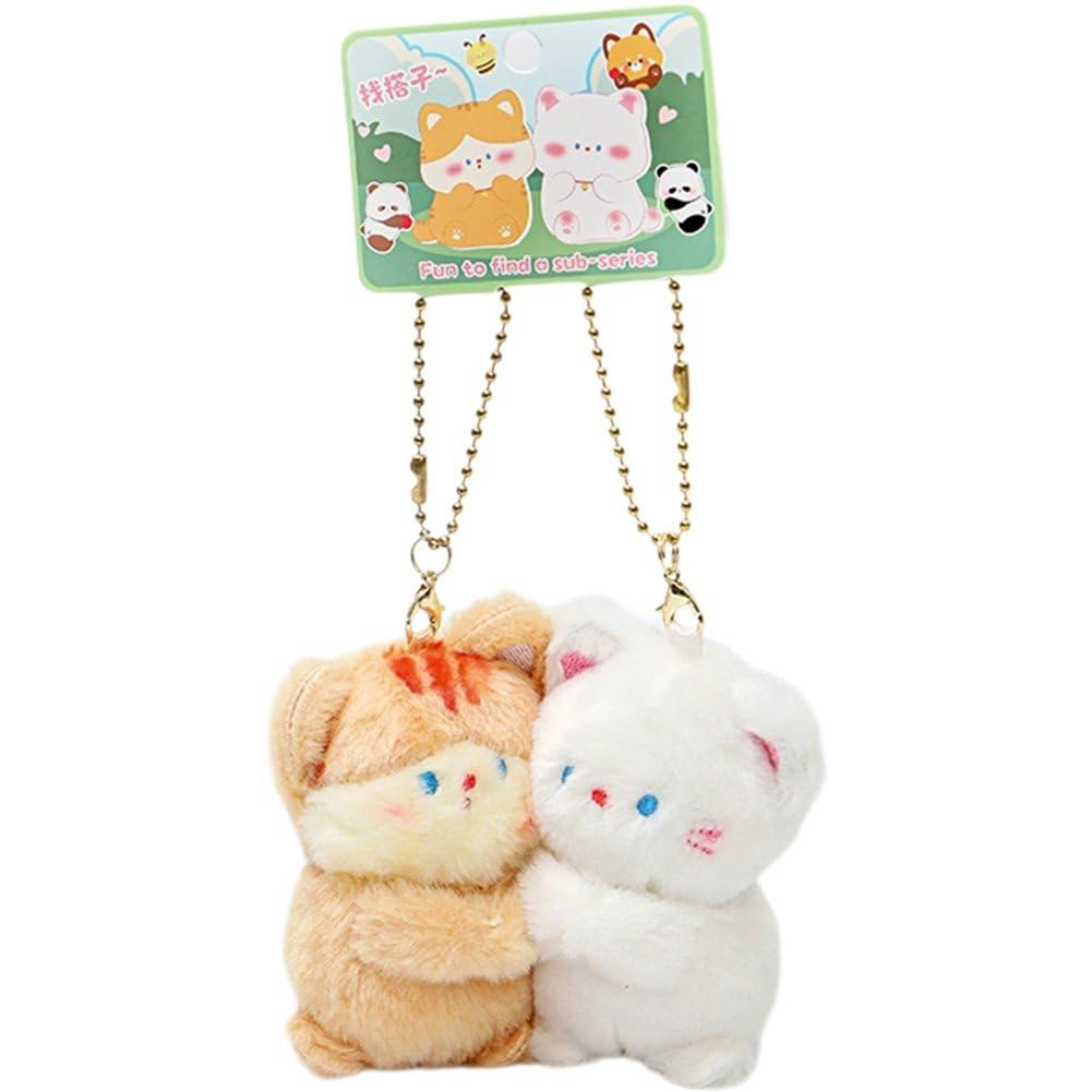 Amazon.co.jp: キーホルダー 磁気 ぬいぐるみ 猫 韓国 漫画 ペンダント