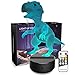 Night Light 3D Dinosaur 3D Lamp Optical Illusion Kids Night Light Animals 7 Colors Change LED Touch Table Desk Lamps with Remote for Boys Girls Bedroom Birthday Gifts (Dinosaur)