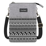 ibasenice Funda de algodón para teléfono móvil de 6 pulgadas, Negro