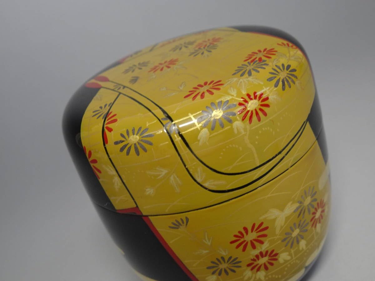 中村湖彩 四季棗 即中斎好 誰ヶ袖蒔絵 茶道具 中村湖彩 四季棗 即中斎好 誰ヶ袖蒔絵 茶道具 中村湖彩