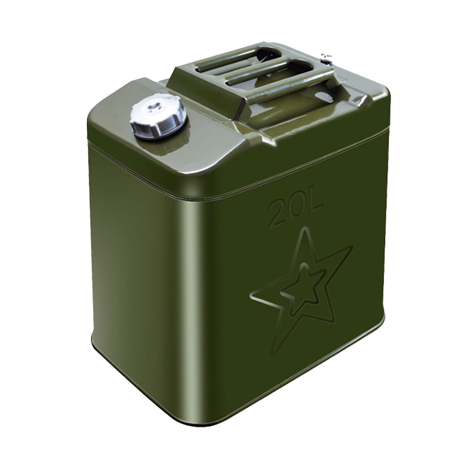 Jerrycan à Essence 20L 30L 40L Vert avec Flexible et Gants