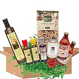 Papa Vince Italian Food Gift Basket - gourmet great taste for the health conscious, made in small batches from locally grown organic ingredients by our family in Sicily. Bring back Italy to your table
