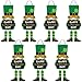 Amscan 241664 Party Decoration St. Patrick's Day Glittery Leprechaun Triple Sign, 1 Ct. | 19" x 8 1/2", Multicolor