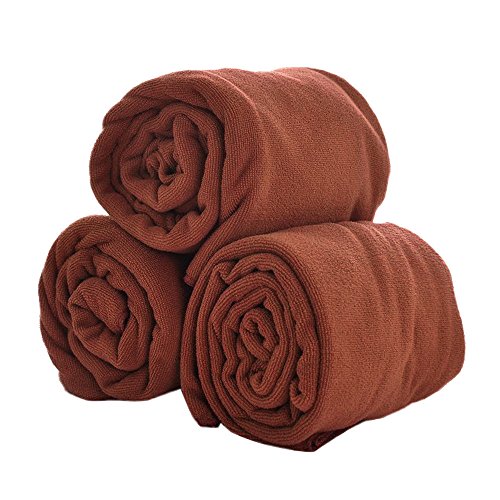 Toalha de banho absorvente de toalha de banho BigFamily, 6 cores, microfibra, cabelo seco, tecido pa