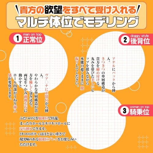 オナホ オナホール おなほーる 二穴 据置型 大型 リアル 男性用 アダルトグッズ 大人のおもちゃ男性用 人気 「2.4キロ+非貫通+肉厚」 腰振り放題 M字開脚 突き出しタイプ 繰り返し使用 にんき - 画像4