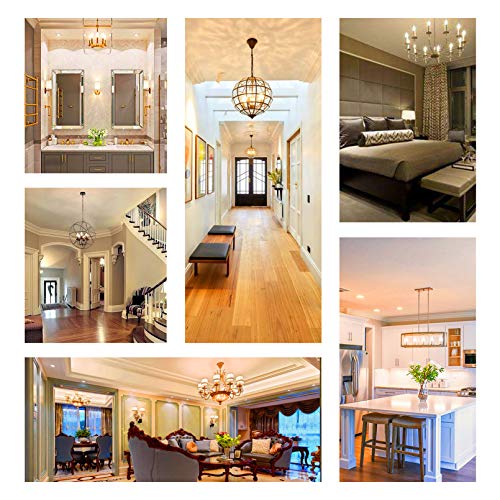 Antique T8/T6/T25 Led Light Bulbs, 2 Watt(25W Equivalent), Warm White 2700K, E12 Small Candelabra Base, Aielit Vintage Tube Edison Dimmable Led Bulb For Ceiling Fan, Chandelier, Pendant Lights, 4-Pack #TOP5