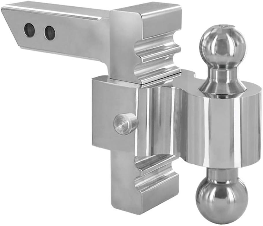 Andersen Manufacturing 3411 Rapid Hitch - 6" Drop/Rise with Plated Steel Combo Ball (1-7/8" x 2")