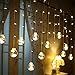 Produktbild Vorhanglicht LED vorhang lichterkette,Innen und Außen Deko Glühbirne,2.5m 108LEDs String Lichter Lights ip44 Wasserdicht (warmweiß)