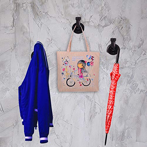 Sunmall Industrial Pipe Coat Hook Racks, Rustic Heavy Duty Wall Hooks For Hanging Clothes, Diy Black Towel Hook, Vintage Towel Holders For Bathrooms, Set Of 3 #TOP3