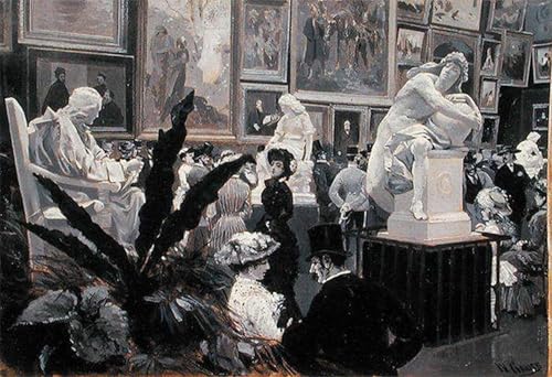 Tableau Exposition de Vienne de Wilhelm Gause pour habiller un grand mur vide de 60x90cm