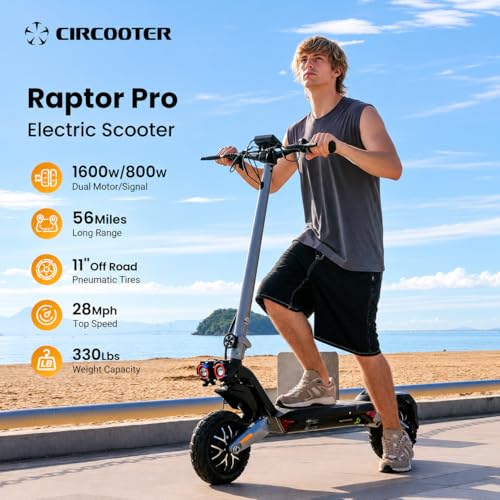Circooter Raptor/Transio Pro/Landturbo Electric Scooter for Adults - Image 3