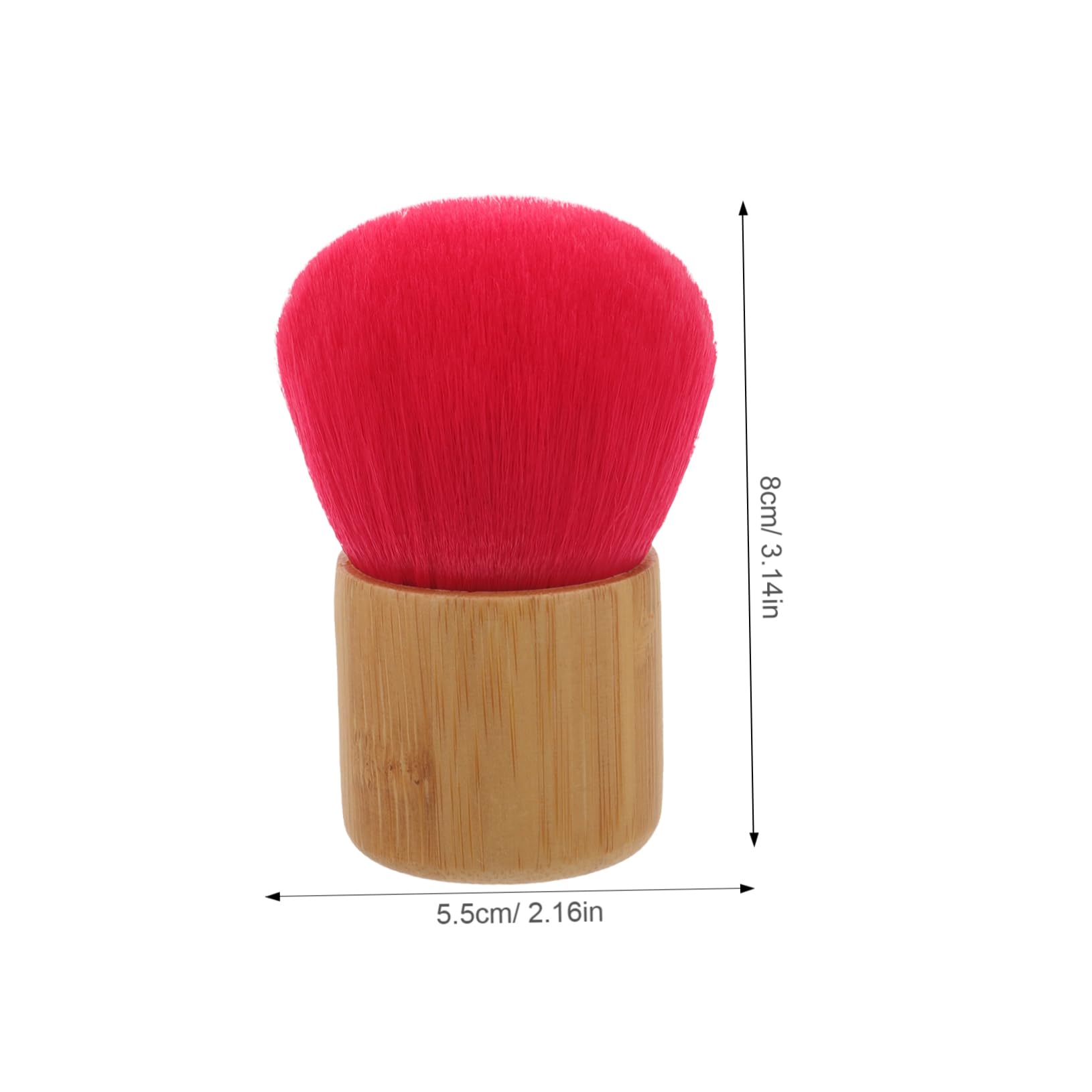 Mikinona Portable Makeup Brush Face Powder Brush Blush Brush for Travel Makeup Tools Set