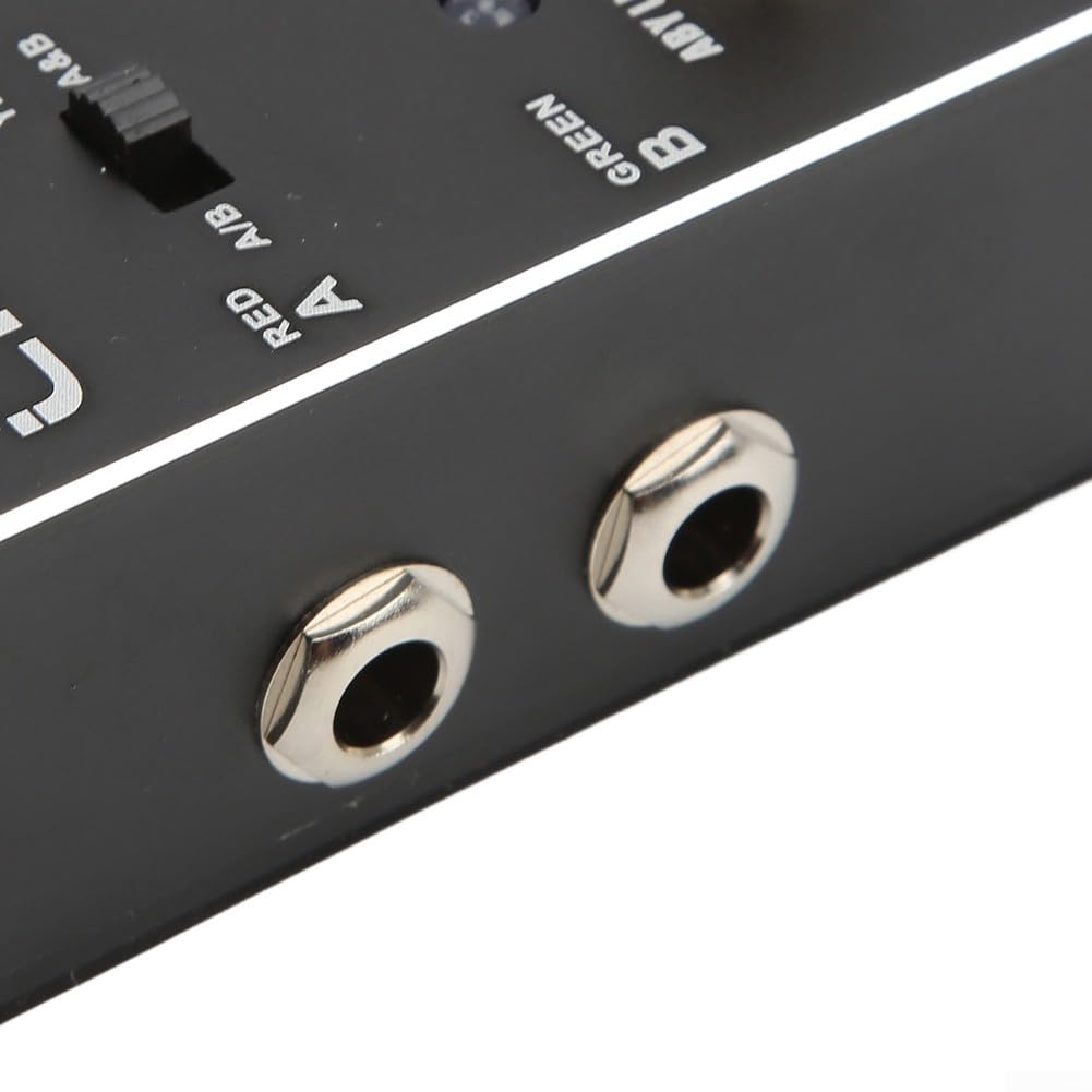ABY Switch - Procesador de efectos para guitarras, color negro