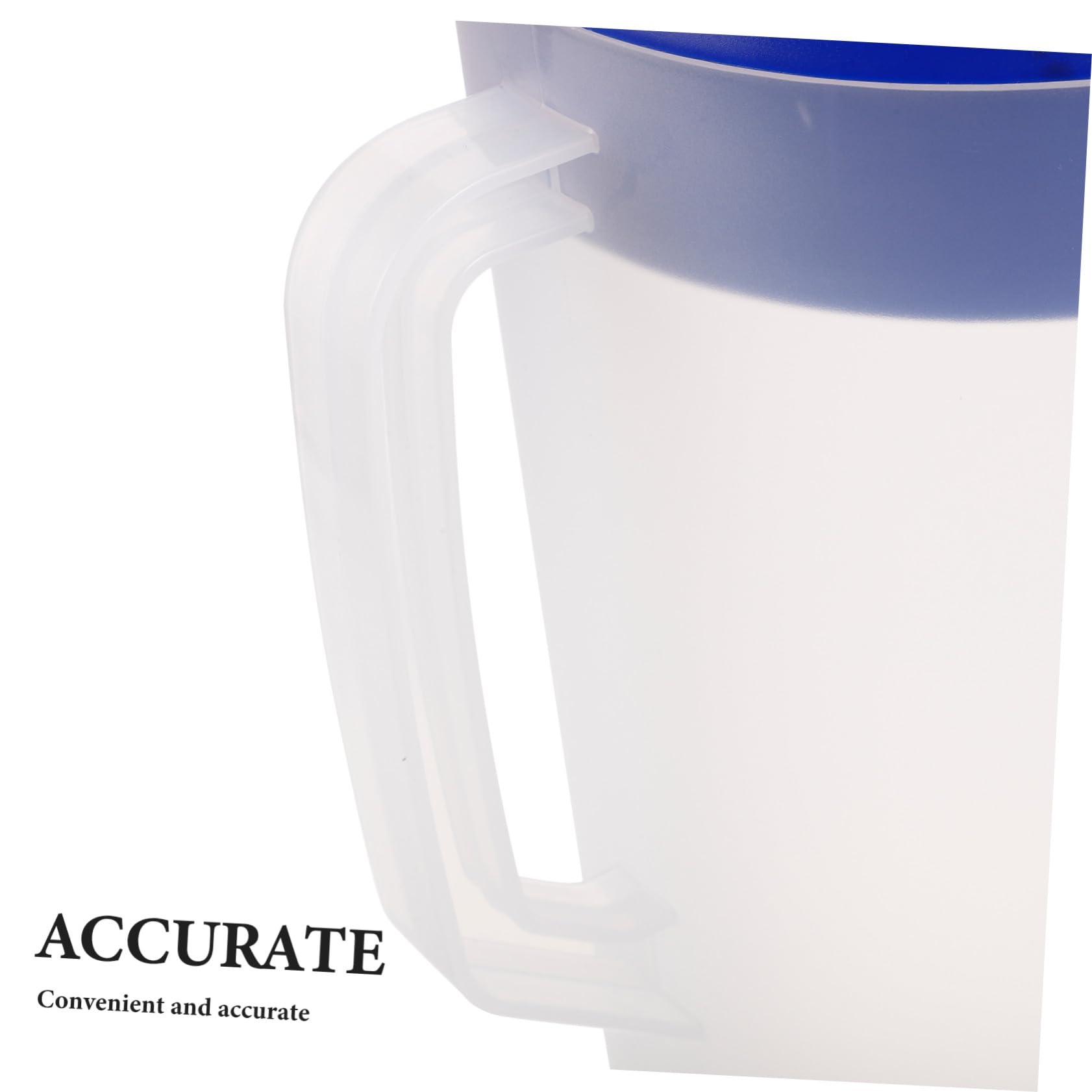 Uonlytech Brocca Design a Larga e Scala Graduata Opaca in Plastica da 5 con Coperchio e Beccuccio per Conservazione in Frigorifero e Servire Bevande
