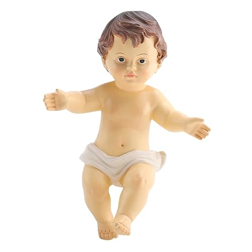 Jesus Figurine Resin Religious Statue Decorative Jesus Doll Ornament for